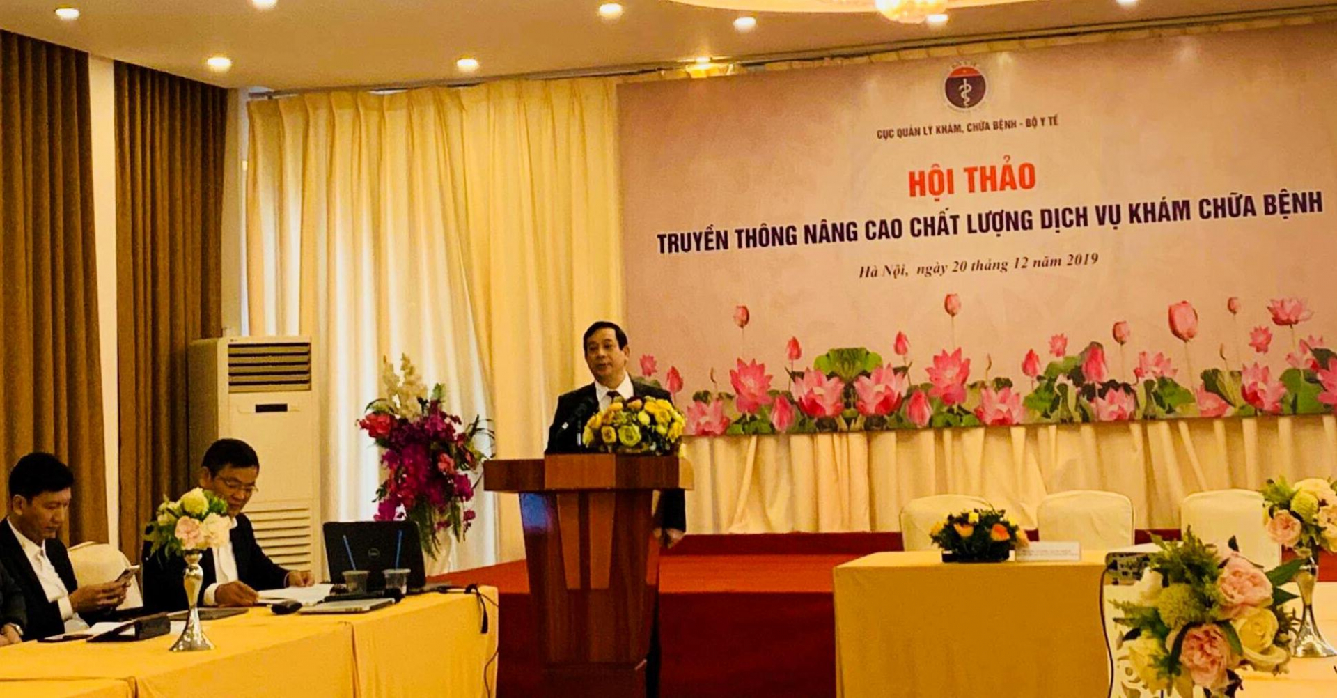  PGS.TS Lương Ngọc Khuê, Cục trưởng Cục Quản lý khám chữa bệnh phát biểu tại Hội nghị. Ảnh: VGP/Hiền Minh