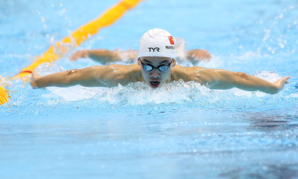  Kình ngư Nguyễn Huy Hoàng giành 1 chuẩn A đến Olympic Tokyo 2020 và 2 HCV SEA Games 30 trong năm 2019 - Ảnh: MINH MINH