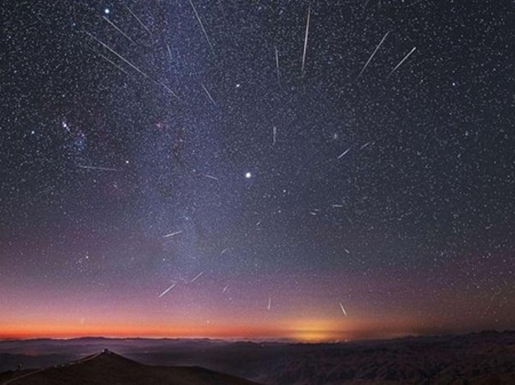 Mưa sao băng Geminids.