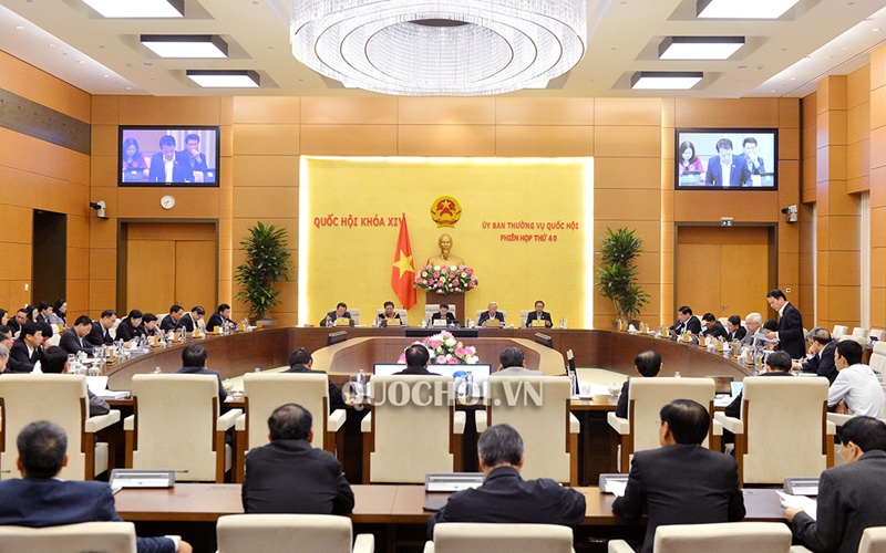 Một phiên họp của Ủy ban Thường vụ Quốc hội. Ảnh: Quochoi.vn