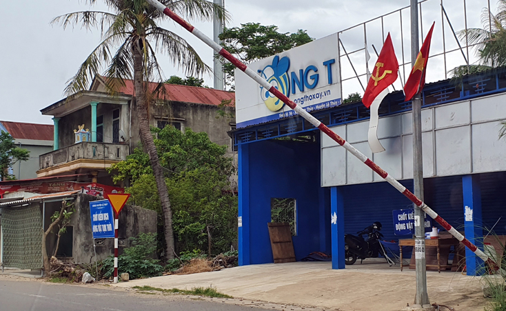 3 chốt kiểm dịch động vật tạm thời đã được huyện Lệ Thủy lập nhằm kiểm soát dịch trên địa bàn.