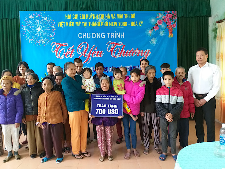 Nhiều cá nhân, đơn vị đã chung tay chăm lo đời sống cho các đối tượng bảo trợ xã hội.