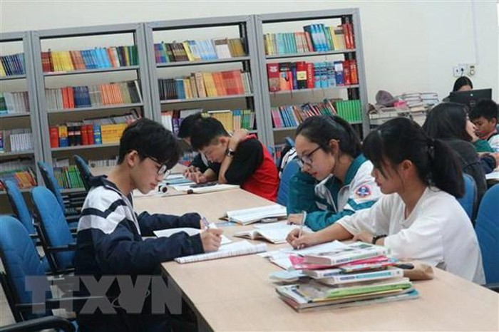 Luật Thư viện - Động lực phát triển thư viện và văn hóa đọc.    Ảnh: TTXVN