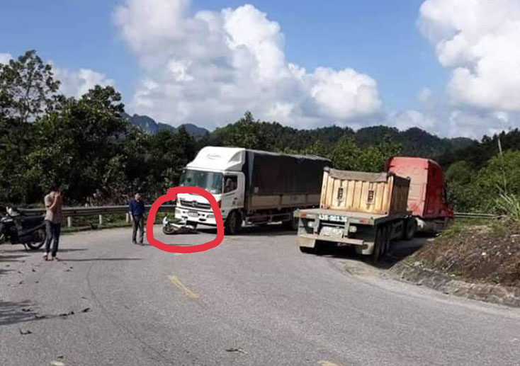 Hiện trường vụ tai nạn
