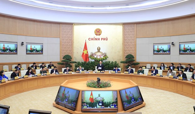  Thủ tướng Nguyễn Xuân Phúc phát biểu. (Ảnh: Thống Nhất/TTXVN)