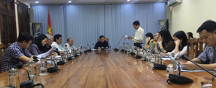 Đại diện lãnh đạo các sở, ban, ngành tham gia hội nghị