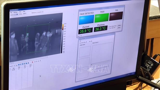 Hệ thống kiểm dịch y tế quốc tế sẵn sàng phát hiện các trường hợp nghi nhiễm viêm phổi cấp do chủng virus mới nCoV. Ảnh: TTXVN phát
