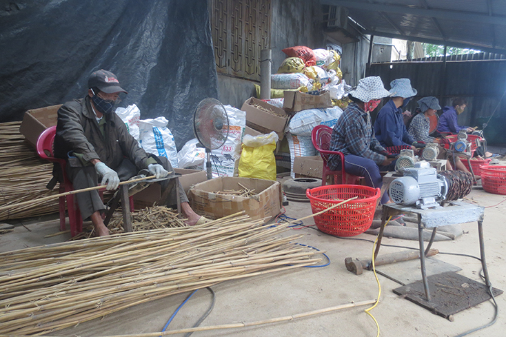 A.M Farm của Hoàng Thị Thủy tạo việc làm thường xuyên cho hơn 20 lao động địa phương.