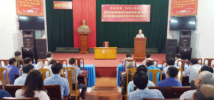 Từ ngày 1-2-2020, xã Nam Hóa được sát nhập vào xã Thạch Hóa.