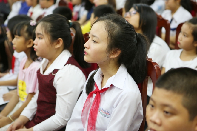  Các thí sinh tại buổi lễ trao giải cuộc thi  