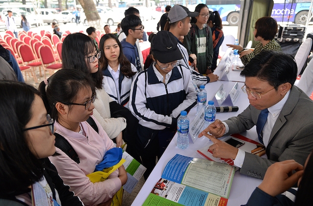 Tư vấn hướng nghiệp cho học sinh, sinh viên (Ảnh minh hoạ: Thủy Nguyên)
