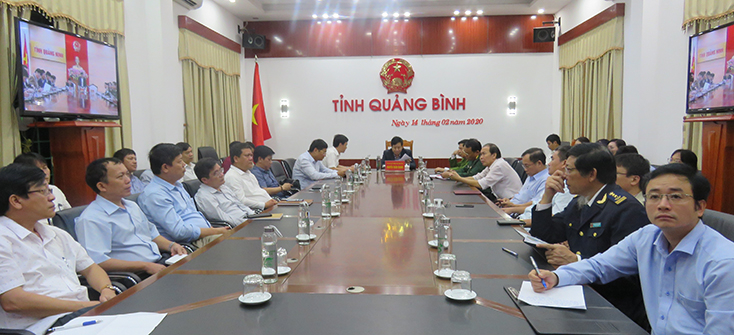 Hội nghị tại điểm cầu Quảng Bình