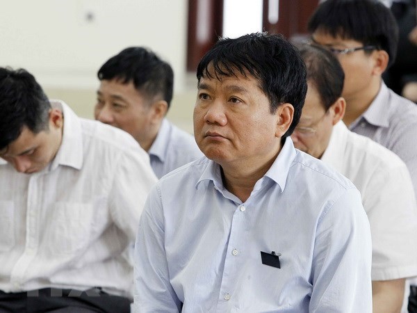 Bị cáo Đinh La Thăng, nguyên Chủ tịch Hội đồng Quản trị PVN. (Ảnh: Văn Điệp/TTXVN)
