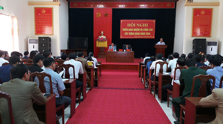 Hội nghị tổng kết công tác xây dựng Đảng năm 2019, triển khai nhiệm vụ năm 2020