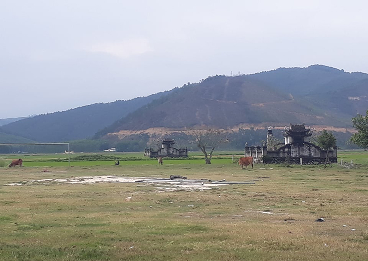 Khu vực triển khai dự án lò mổ khiến người dân thôn Quyết Thắng, xã Thanh Trạch, huyện Bố Trạch lo lắng ô nhiễm 