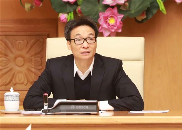 Phó Thủ tướng Chính phủ Vũ Đức Đam phát biểu chỉ đạo cuộc họp. (Ảnh: Doãn Tấn/TTXVN)
