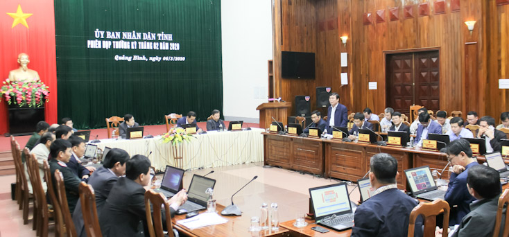 Các đại biểu thảo luận một số nhiệm vụ trọng tâm cần thực hiện tháng 3 và những tháng tiếp theo của năm 2020.