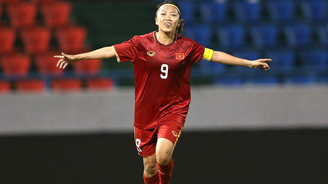 Huỳnh Như đã có bàn thắng lịch sử vào lưới Australia. Ảnh AFC