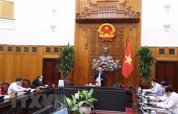 Thủ tướng Nguyễn Xuân Phúc phát biểu. (Ảnh: Thống Nhất/TTXVN)