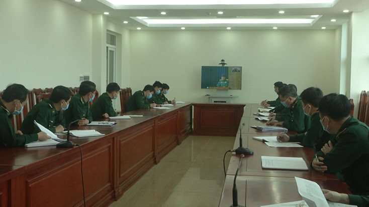 Tại điểm cầu BĐBP Quảng Bình