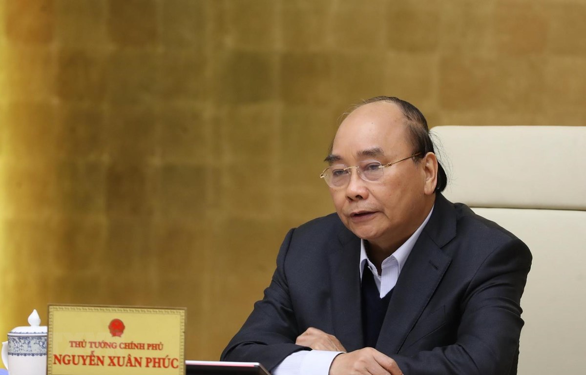 Thủ tướng Nguyễn Xuân Phúc phát biểu. (Ảnh: Thống Nhất/TTXVN)