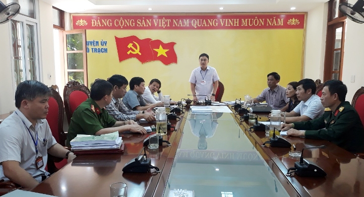 Ban Thường vụ Huyện ủy Bố Trạch tiến hành rút kinh nghiệm sau các đại hội điểm của huyện.