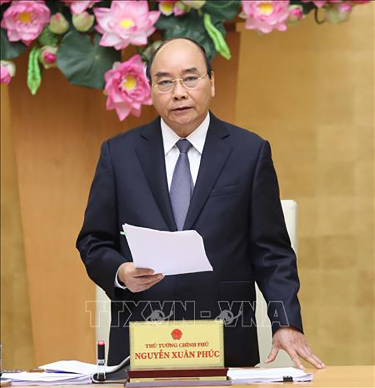 Thủ tướng Nguyễn Xuân Phúc. Ảnh: Thống Nhất/TTXVN