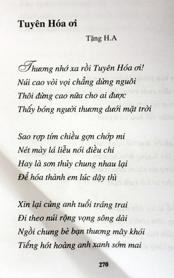    Nguyên tác bài thơ  