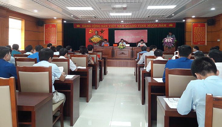 Hội nghị BCH Đảng bộ TP. Đồng Hới lần thứ 25 đánh giá tình hình kinh tế-xã hội, quốc phòng-an ninh và công tác xây dựng Đảng 4 tháng đầu năm 2020