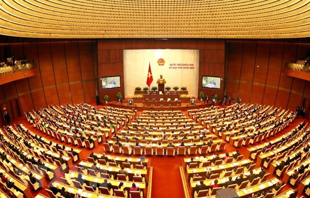  Toàn cảnh kỳ họp của Quốc hội. (Nguồn: TTXVN)