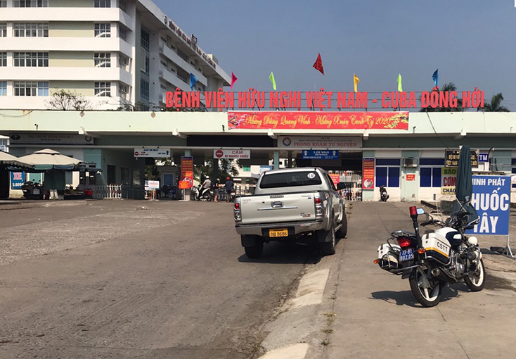 Một trường hợp vi phạm lỗi dừng, đỗ trước cổng cơ quan, tổ chức 