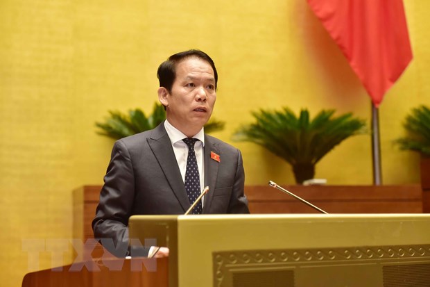 Chủ nhiệm Ủy ban Pháp luật của Quốc hội Hoàng Thanh Tùng. (Ảnh: Phương Hoa/TTXVN)