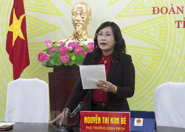 Đại biểu Quốc hội tỉnh Kiên Giang Nguyễn Thị Kim Bé. (Ảnh: Hồng Đạt/TTXVN)
