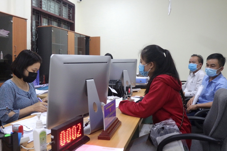  Công tác giải quyết các TTHC tại bộ phận một cửa Sở Tư pháp có nhiều chuyển biến tích cực.
