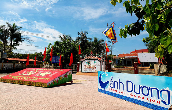  Một góc làng du lịch Cảnh Dương. 