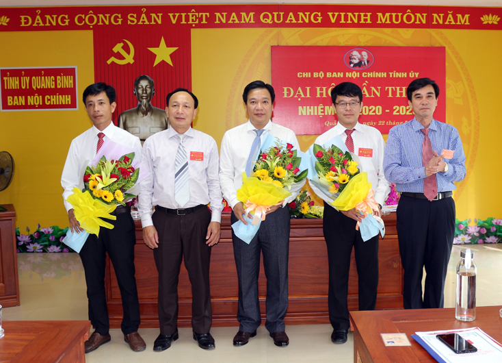 BCH Chi bộ Ban Nội chính Tỉnh ủy nhiệm kỳ 2020-2025