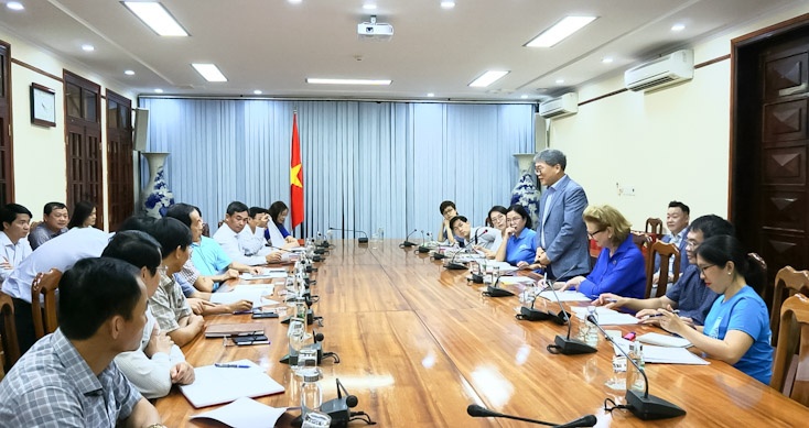 Đại diện KOICA phát biểu đánh giá cao những kết quả đạt được của tỉnh Quảng Bình trong phát triển kinh tế-xã hội  thời gian qua.
