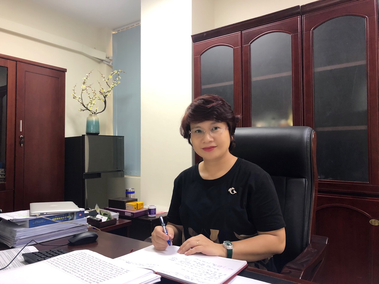  PGS TS Nguyễn Thu Thuỷ, Quyền Vụ trưởng Vụ Giáo dục Đại học, Bộ GD&ĐT. Ảnh: Lê Vân. 