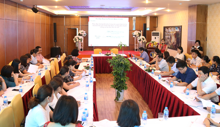 Toàn cảnh buổi hội thảo.
