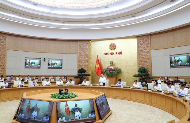 Thủ tướng Nguyễn Xuân Phúc phát biểu. (Ảnh: Thống Nhất/TTXVN)