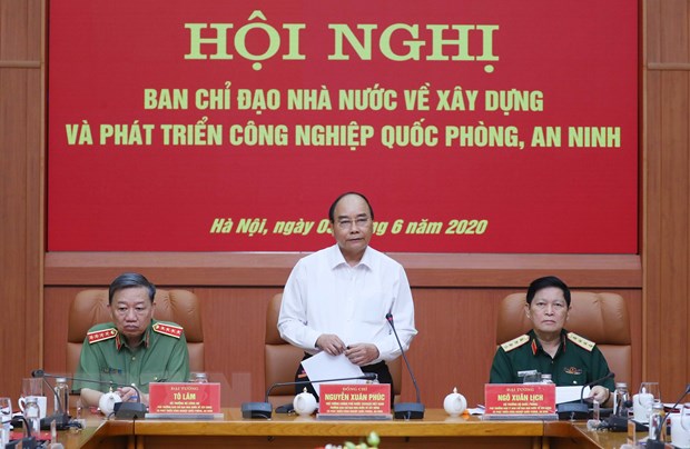 Thủ tướng Nguyễn Xuân Phúc, Trưởng Ban Chỉ đạo phát biểu. (Ảnh: Thống Nhất/TTXVN)