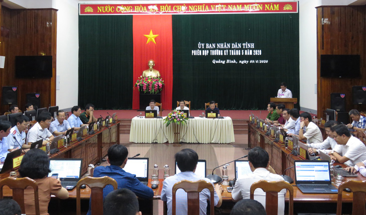 Lãnh đạo Sở Kế hoạch-Đầu tư báo cáo tình hình phát triển kinh tế-xã hội tháng 5 và 5 tháng đầu năm 2020
