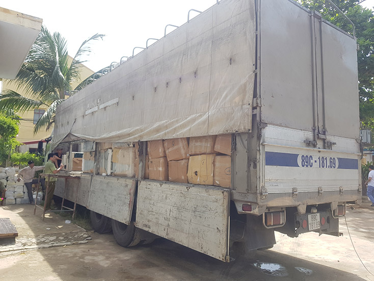 Trị giá lô hàng nhập lậu ước tính hơn hơn 500 triệu đồng 