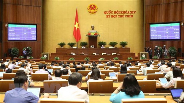 Quang cảnh phiên họp của Quốc hội. (Nguồn: TTXVN)