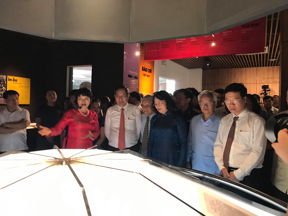 Mỗi hiện vật trưng bày tại Bảo tàng Báo chí Việt Nam đều là một câu chuyện lịch sử với cách trưng bày sáng tạo, ứng dụng công nghệ hiện đại.