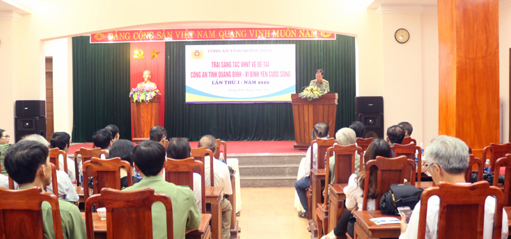 Quang cảnh tại Trại sáng tác văn học nghệ thuật về đề tài  