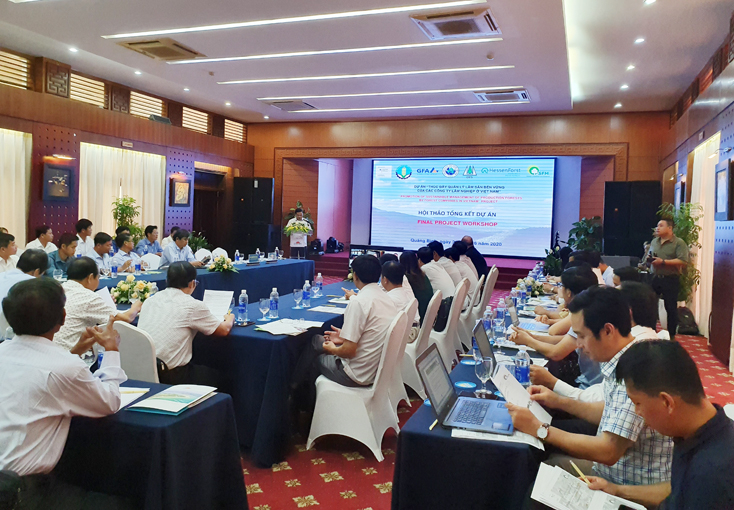 Các đại biểu đang dự hội thảo