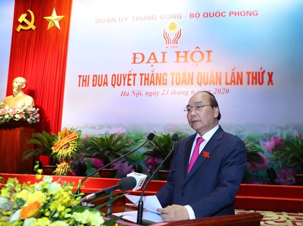 Thủ tướng Nguyễn Xuân Phúc phát biểu. (Ảnh: Thống Nhất/TTXVN)