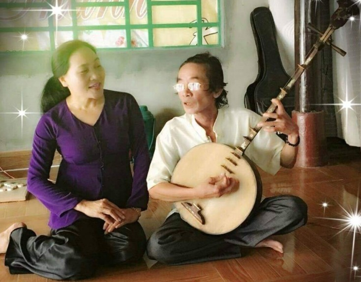 Nghệ nhân Hồng Hới luôn duy trì việc tập luyện hò khoan mỗi ngày.