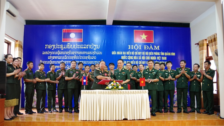  Công tác đối ngoại BP với các tỉnh có đường biên giới chung được duy trì nền nếp, thường xuyên, chất lượng và hiệu quả.